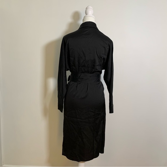 Black Wrap Skirt Dress from Korea - Picture 5 of 12